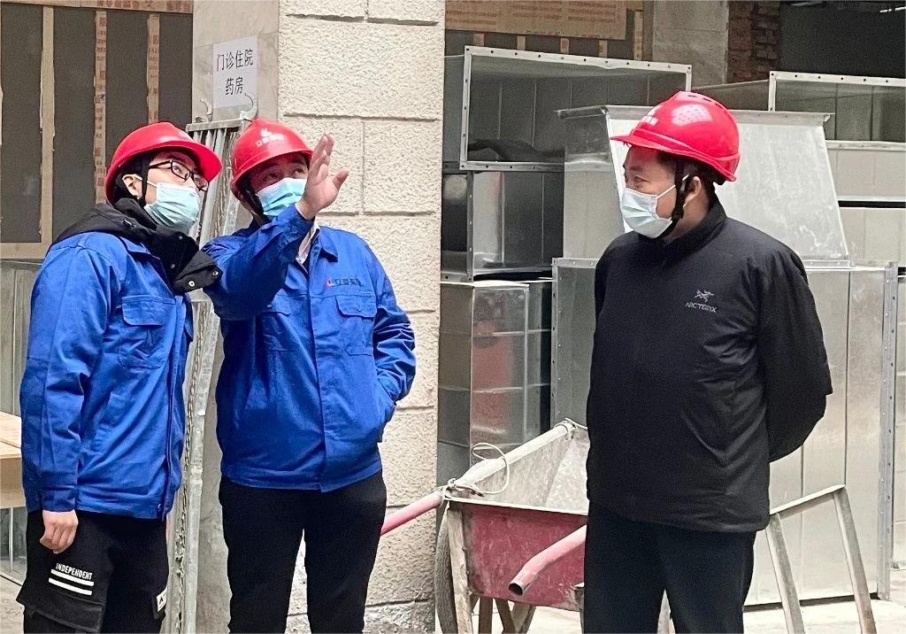 一手抓防疫，一手抓生產(chǎn)！立豪集團(tuán)董事長赴陜藥集團(tuán)山海丹醫(yī)院項(xiàng)目督導(dǎo)檢查
